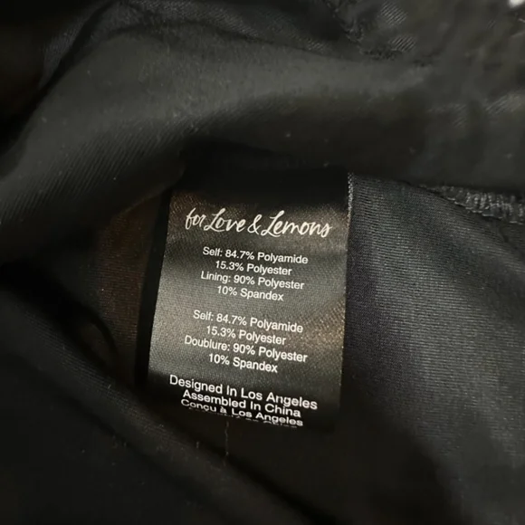 NWT Free People Lyla Royal blue & black lace mini dress.Medium for love & lemons - Picture 11 of 11